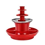La conception de la fontaine à trois niveaux offre une expérience chocolatée plus riche, assurant un flux de fondue au chocolat doux et chaud.