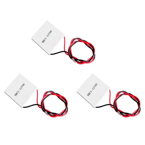 GIWFBQTR 3X TEC1-12705 Enfriador TermoeléCtrico Peltier 40X40Mm TEC12705 MóDulo de Elementos Peltier para Radiador Enfriador