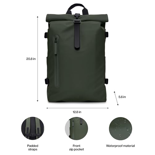 RAINS Rolltop Rucksack Plecak typu roll-top, wodoodporny RAINS Rolltop Rucksack Plecak typu roll-top, wodoodporny