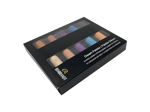 Rembrandt Soft Pastel Micro Set, 10-Piece Half Sticks, Southwest Desert Palette Selection