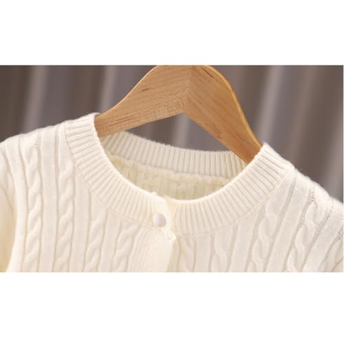 MW&FOFJR Girls Cardigan Sweater Long Sleeve Kids School Uniform Children Fall Jacket3