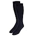 Truform Compression Socks, 20-30 mmHg, Men's Dress Socks, Knee High Over Calf Length, Navy, Large,1944NV-L
