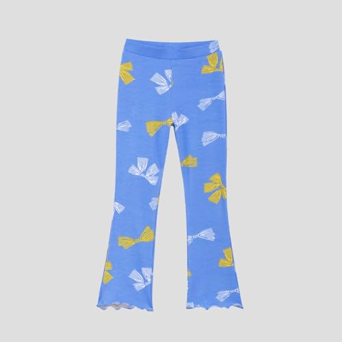 Image of Nap Chief Girls Cotton Official Cartoon Characters and Printed Co ord Set, Tshirt & Flared Pant Set for Casual Wear
