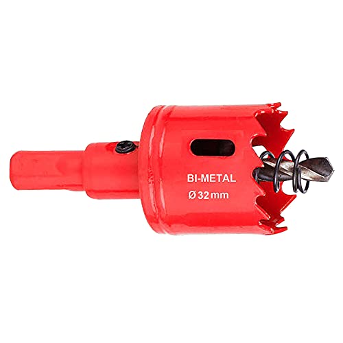 SagaSave 32mm HSS Bi-Metal Hole Saw with Corn Hole Drilling Cutter