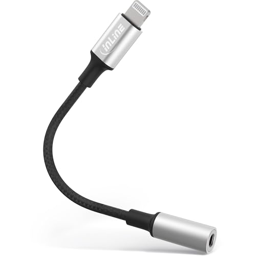 Adaptateur audio Lightning InLine 0,1 m pour écouter la musique sur iPad