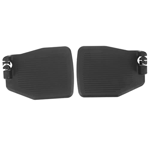 HAPINARY 昇降式車椅子用フットプレート 交換用頑丈なレッグレスト ユニバーサル対応 患者用 高齢者用 身体に合わせて高さ可能 安定設計