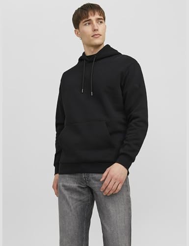 JACK & JONES Male Kapuzenpullover Einfarbig Kapuzenpullover – Bild 3