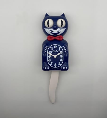 Red, White & Galaxy Blue Kit-Cat Clock, Red, White and Blue, Full SIze Kit-Cat Clock - 40cm tall - Image 3