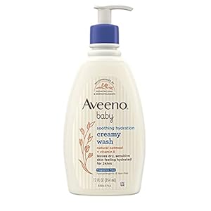 Aveeno Baby Soothing Hydration Creamy Body Wash with Natural Oatmeal, Baby Bath Wash for Dry & Sensitive Skin…