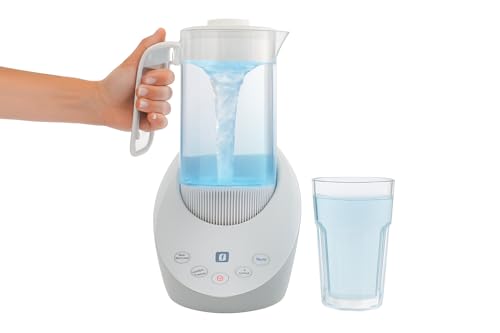 Jarra De Agua Hidrogenada - Capacidad 2 Litros - Propiedades Antioxidantes - Purificador de Agua con Hidrógeno - Jarra Con Filtrado Certificado - Luces LED, Filtro Magnético