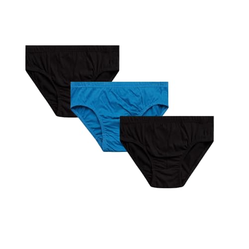 Image of Acumen Men's Underwear Briefs 3-Pack - 100% Combed Cotton, Anti-Bacterial Technology - Premium Ultrasoft Waistband