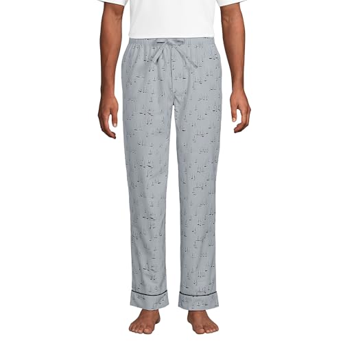 Lands' End Men's Poplin Pajama Pants