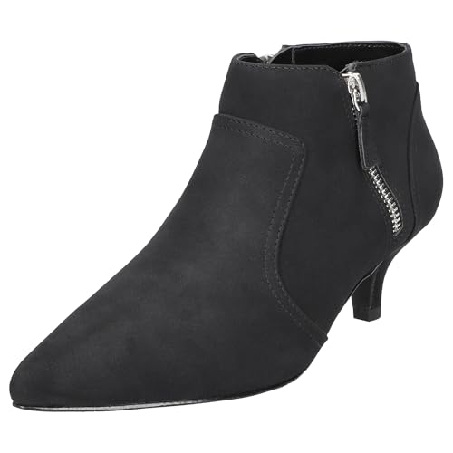 Bottes femme Easy Street Annalee lame noire largeur spéciale 6 X-Wide