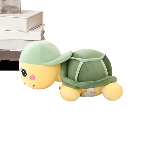 Tortuga Peluche | Tortuga De Mar Rellena Con Sombrero - Lindo Peluche Almohada Muñeca Viajero Habitación Infantil Regalo Bebé