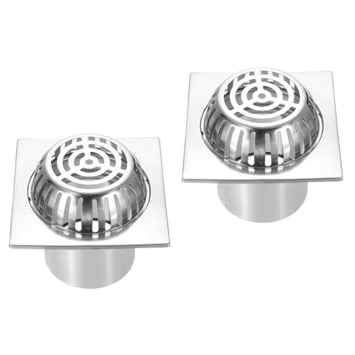 Bonde de toit 160 mm en acier inoxydable 201 carrée anti-blocage pour l'évacuation de l'eau