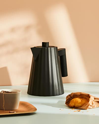 Hervidor eléctrico Alessi Plissé 1L negro miniatura 3