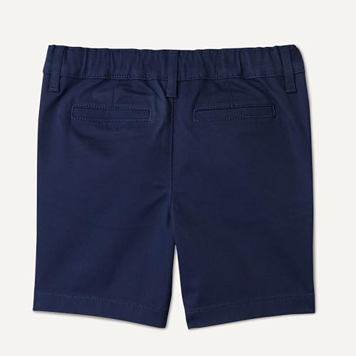 Image of Amazon Essentials Boys and Toddlers' School Uniform Woven Flat-Front Shorts with Elastic Waist