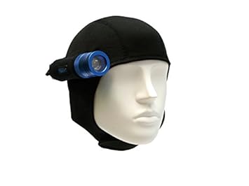 Big Blue Neoprene Hood with Light Holster - Hood With 1 Light Holster