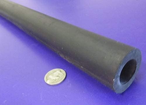 Black Neoprene Round Tube 75A 1.50" (1-1/2") OD x .875" (7/8") ID x 36" Length 1 pc