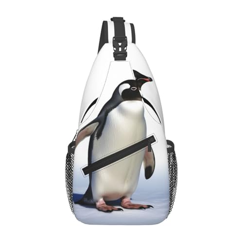 Bolso tipo bandolera para hombre y mujer negro miniatura 1