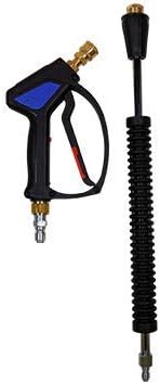MTM Hydro PF22 Wide Mouth Foam Cannon and SG28 Trigger Gun Kit for Pressure Washer, Includes 50' Hose, Lance, and Fittings