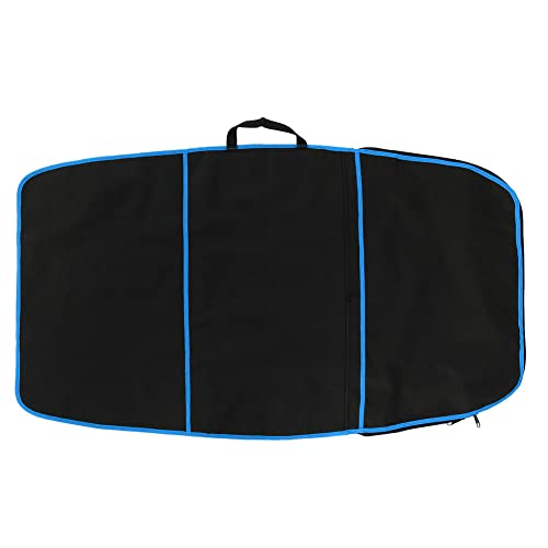 equlup Surfbretttasche, 71,5 x 71,5 cm /48,4 x 28,1 Zoll Polyester-Surfbrett-Longboard-Tasche Surfbrett-Bodyboard-Hülle mit Tragegriff für Outdoor-Reisen(Blaue Streifen)