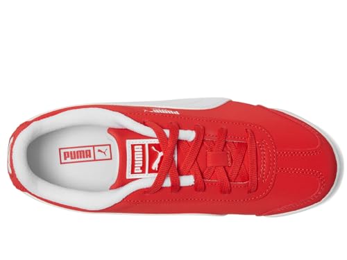Image of Puma, Unisex-Child, Roma Reversed, for All Time Red-Puma White, Big Kid-7