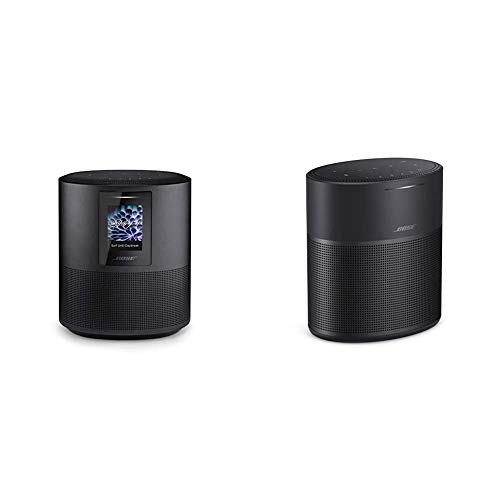 Bose Home Speaker 500 with Alexa Voice Control Built-in, Black & Home Speaker 300, with Amazon Alexa Built-in, Black