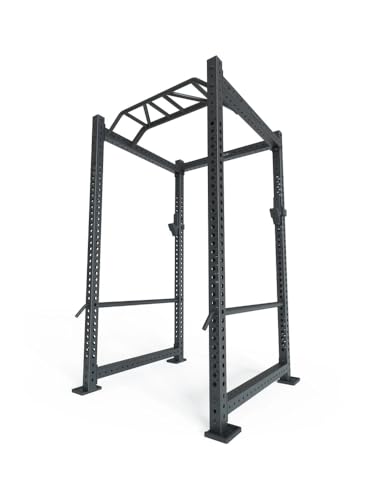 ✅ Il power rack Base3 amplia il power rack Base2 con una barra multi-grip di alta qualità e ganci a J più stabili e profondi.
