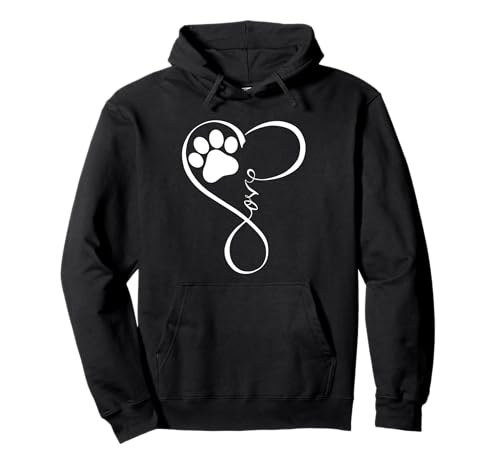 Dog Hoodie Fun Pawprint Design