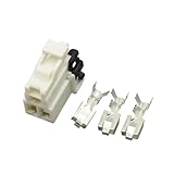 Automotive connectors 3 Pin 7122-6030 7123-6030 Automotive Wiring Wire Harness Socket Connector Easy Replacement(Female,5pcs)