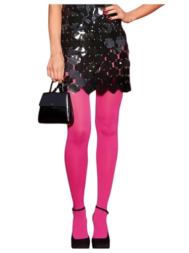Image of WDIRARA Women's Burgundy Red Opaque Tights Pantyhose Tights High Waist Stockings