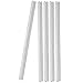 5Pcs Robot D Shaft, First Robotics FRC Stainless Steel 6mm Round Steel Rod Linear Rail Shaft Robot Industrial Robot Parts for TETRIX Round Hole Gear Robot Parts D Type Shaft