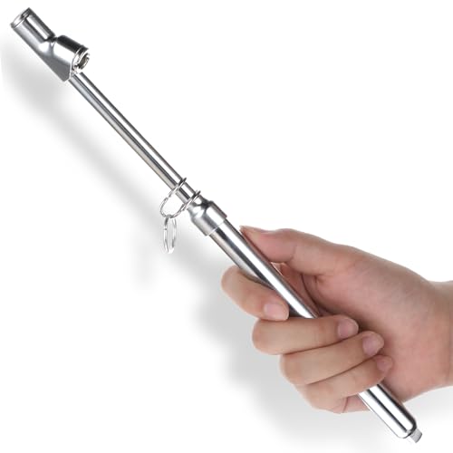 Image of Truck Tire Pressure Gauge,Heavy Duty Pen Tire Gauge Range to 150PSI /10Bar,Dual Head Air Pressure Gauge - Pack of 2
