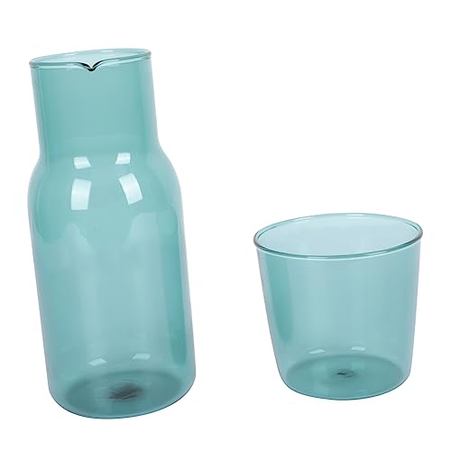 Juego de vasos de vidrio coloridos resistentes al calor