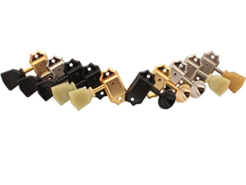 Gotoh SD90 Jeu de 3 mécaniques latérales Noir 05 m - Les Beatles, Paul McCartney, John Lennon, RIngo Starr, George Harrison Gotoh SD90 Jeu de 3 mécaniques latérales Noir 05 m – Image 3