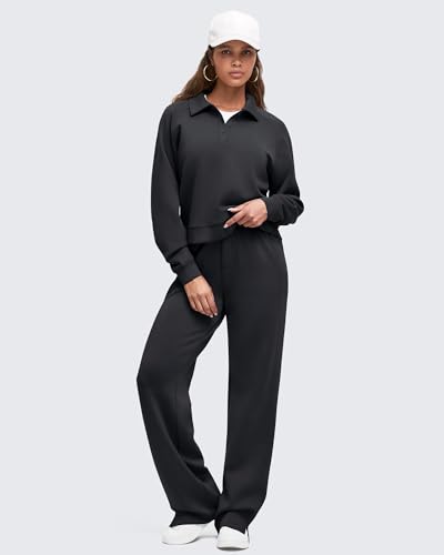 G4Free Smoofit Modal Soft Women Wide Leg Sweatpants High Waisted Side Slit Casual Pants with Pockets Petite/Regular/Tall4