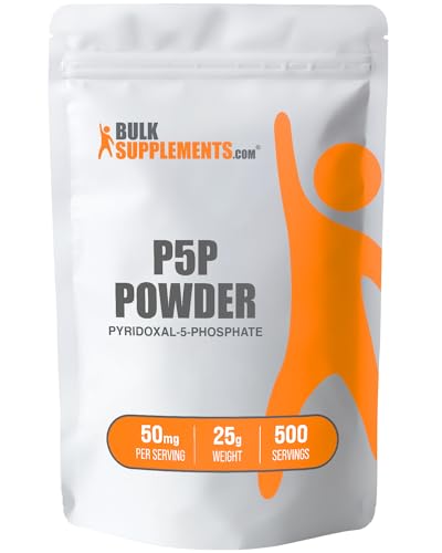 Bulksupplements P5P-P Pyridoxal 5 Phosphate Powder - P-5-P Vitamin B6 Supplement cover