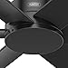 Hunter 51180 Kennicott Ceiling Fan 52 inches Matte Black