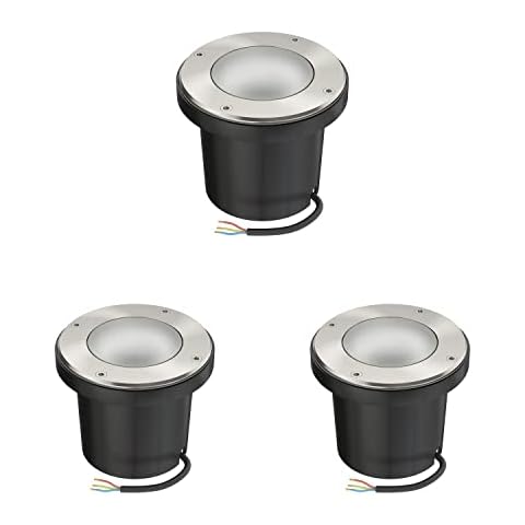 ledscom.de Lámpara empotrada BOFU, exterior, orientable Cover