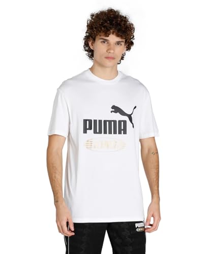 Image of Puma Men's Printed Regular Fit T-Shirt