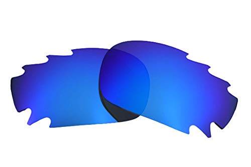 交換用レンズ Oakley JAWBONE サングラス用 オークリー ジョウボーン (通気孔あり, 偏光グレーw/ブルーミラー)