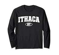 Ithaca NY Lightweight, Classic fit, Double-needle sleeve and bottom hem