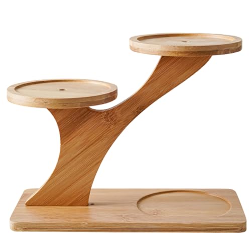 Angoily Blumentopf Cupcake Dessert Ständer Pflanzentreppe Holz...