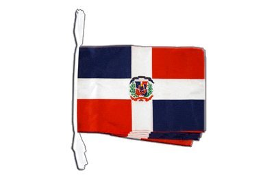 Guirlande Dominicaine Digni géante de 8,9 m aux couleurs éclatantes