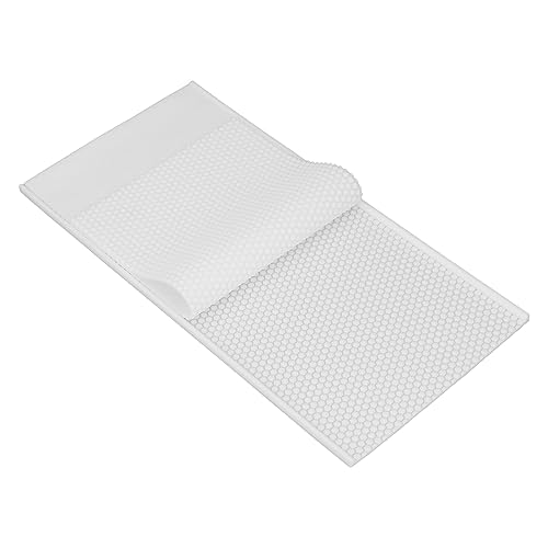 Beeswax Foundation Press Mold, Raised Pattern Silicone Beeswax Sheet Mold 5.4mm Reusable Soft 2Pcs Labor Saving for Bee Keeping