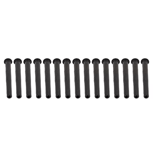 Tennis Racket Wire Tube, Single Hole Design Black Color Tennis Racket Grommets Parts for Racquet(3.6 * 35mm)