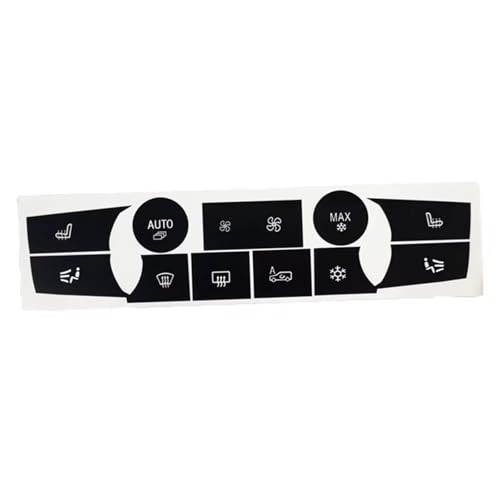 Sticker bouton auto climatisation X5 E70 kit autocollant réparation