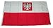 Produktbild Fahne / Flagge Polen mit Wappen NEU 90 x 150 cm