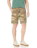 Lucky Brand Men's 9" Stretch Twill Flat Front Short, Camo Multi, 30